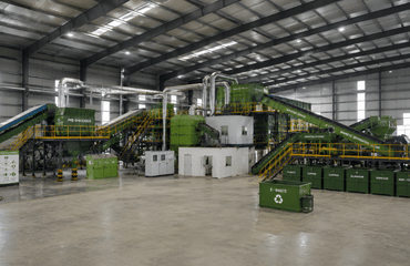 e-waste recycling plant